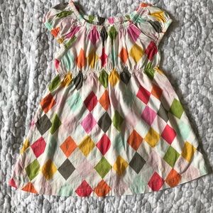 Diamond Patterned Baby’s Dress